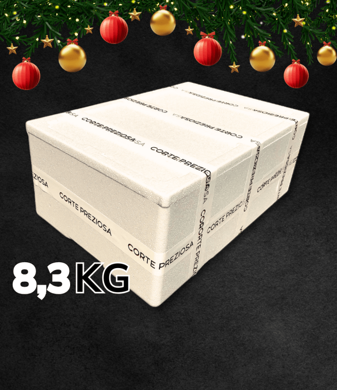 Box Natale Corte Preziosa 8,3 Kg - Grassfed e No Antibiotici - CORTE PREZIOSA