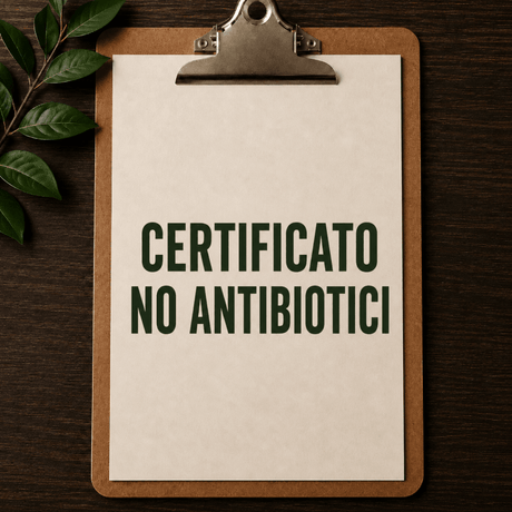 CERTIFICAZIONE NO ANTIBIOTICI - CORTE PREZIOSA