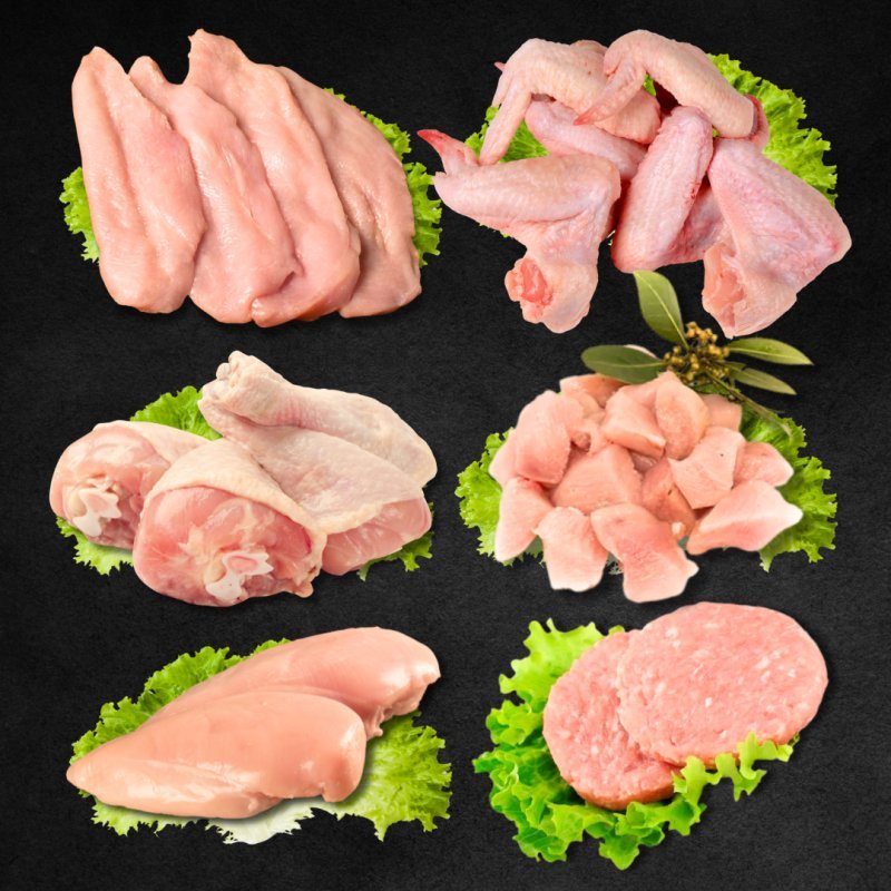 Pacco Famiglia Pollo 3 Kg - No Antibiotici - CORTE PREZIOSA