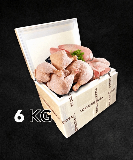 Pacco Famiglia Pollo 6 Kg - No Antibiotici - CORTE PREZIOSA