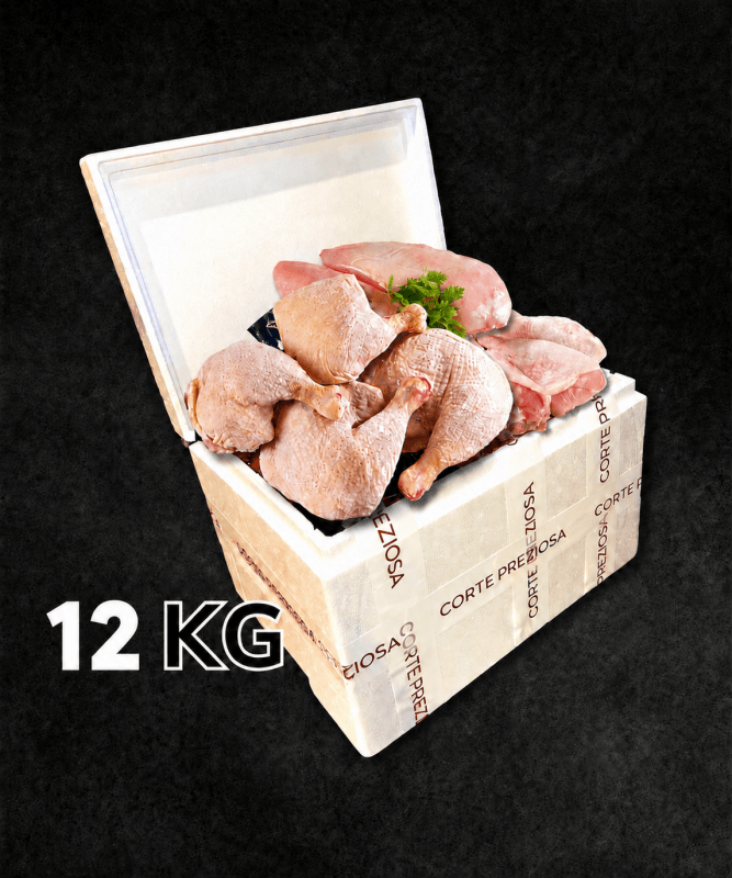 Pacco Famiglia Pollo 12 Kg - No Antibiotici - CORTE PREZIOSA