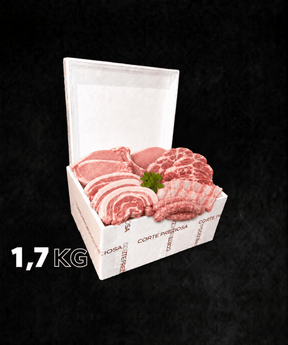 Box Experience suino - 600g Salsiccia, 600g di Luganega e 500g di Costine Naturale - CORTE PREZIOSA