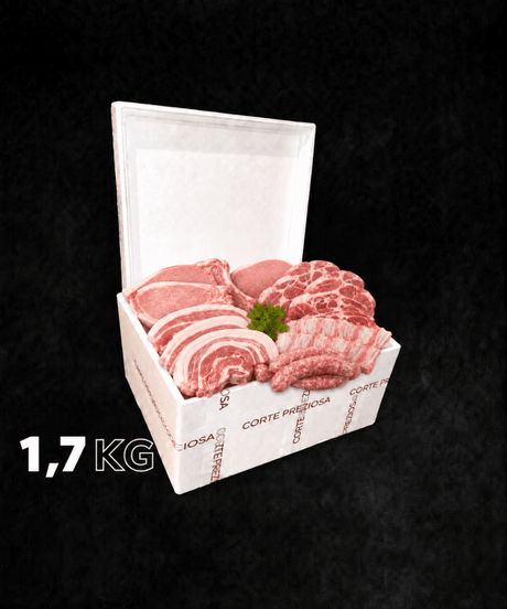 Box Experience suino - 600g Salsiccia, 600g di Luganega e 500g di Costine Naturale - CORTE PREZIOSA