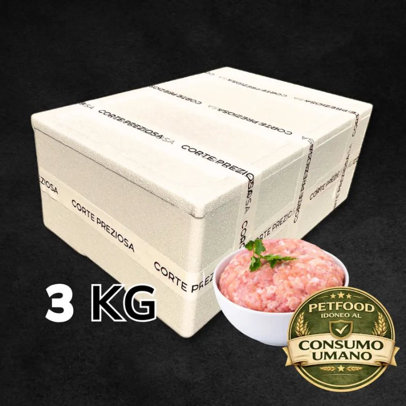 Box 3 Kg Pollo Naturale - Macinato - CORTE PREZIOSA